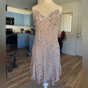 Jovani beaded short dress size 8